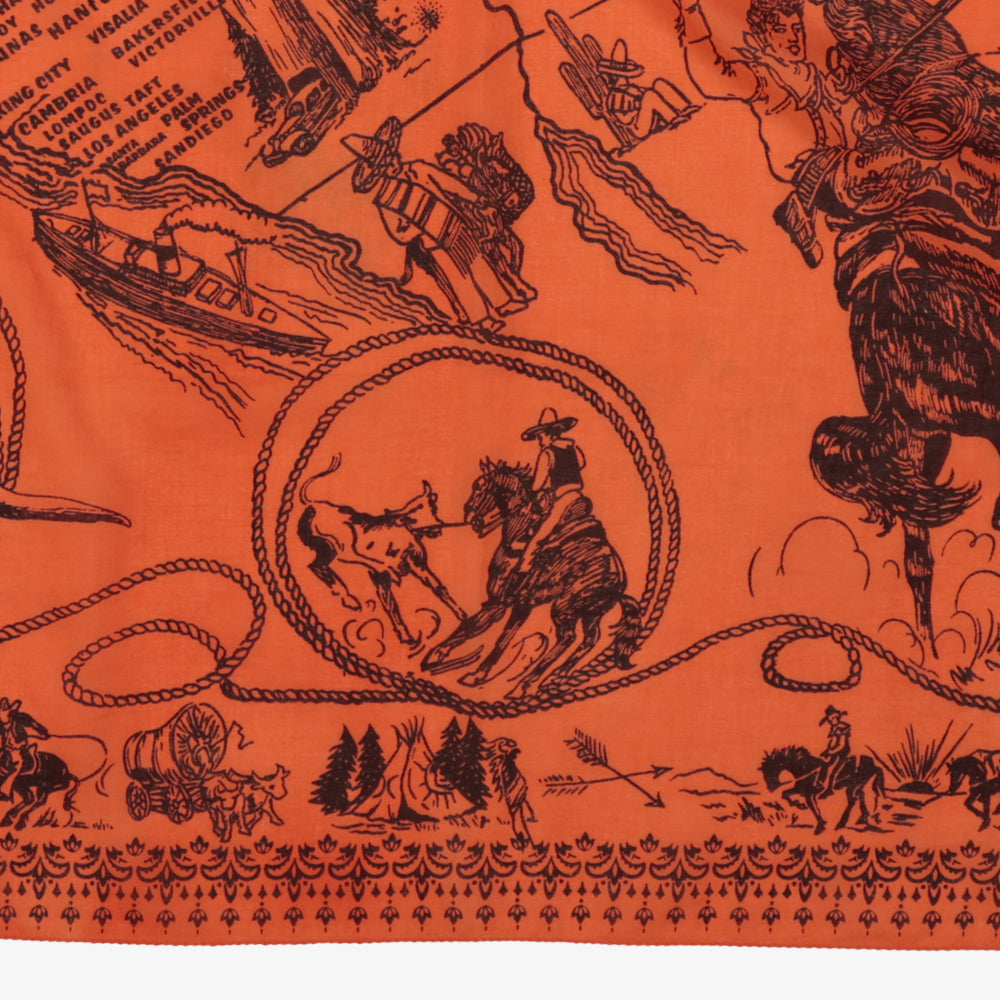 Mid West スカーフ Tangerine / BBB1313-Midwest-c1