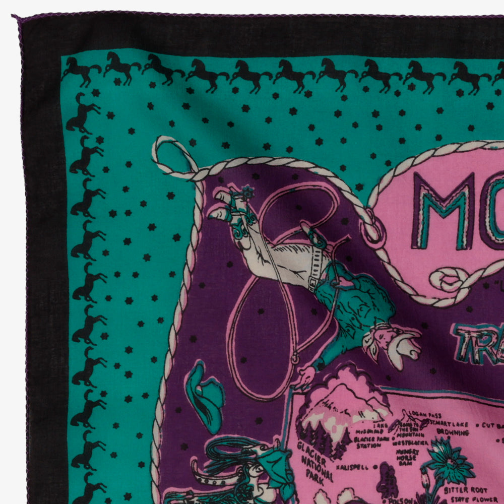Montana スモールスカーフ Green / BBB2139-64-Montana-c2