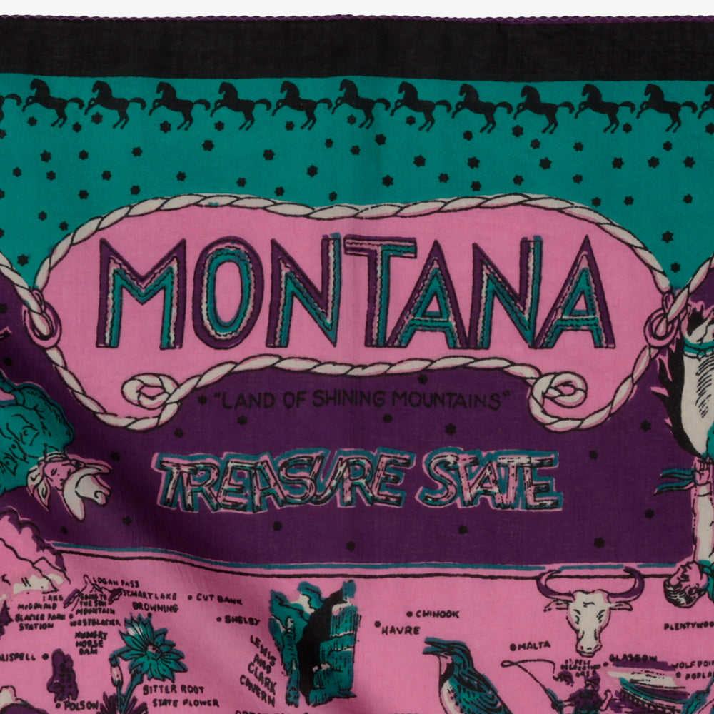 Montana スモールスカーフ Green / BBB2139-64-Montana-c2