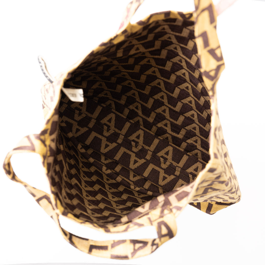 LA Sans ジャカード トートバッグ Camel / BBB-2093LA-26s-c2