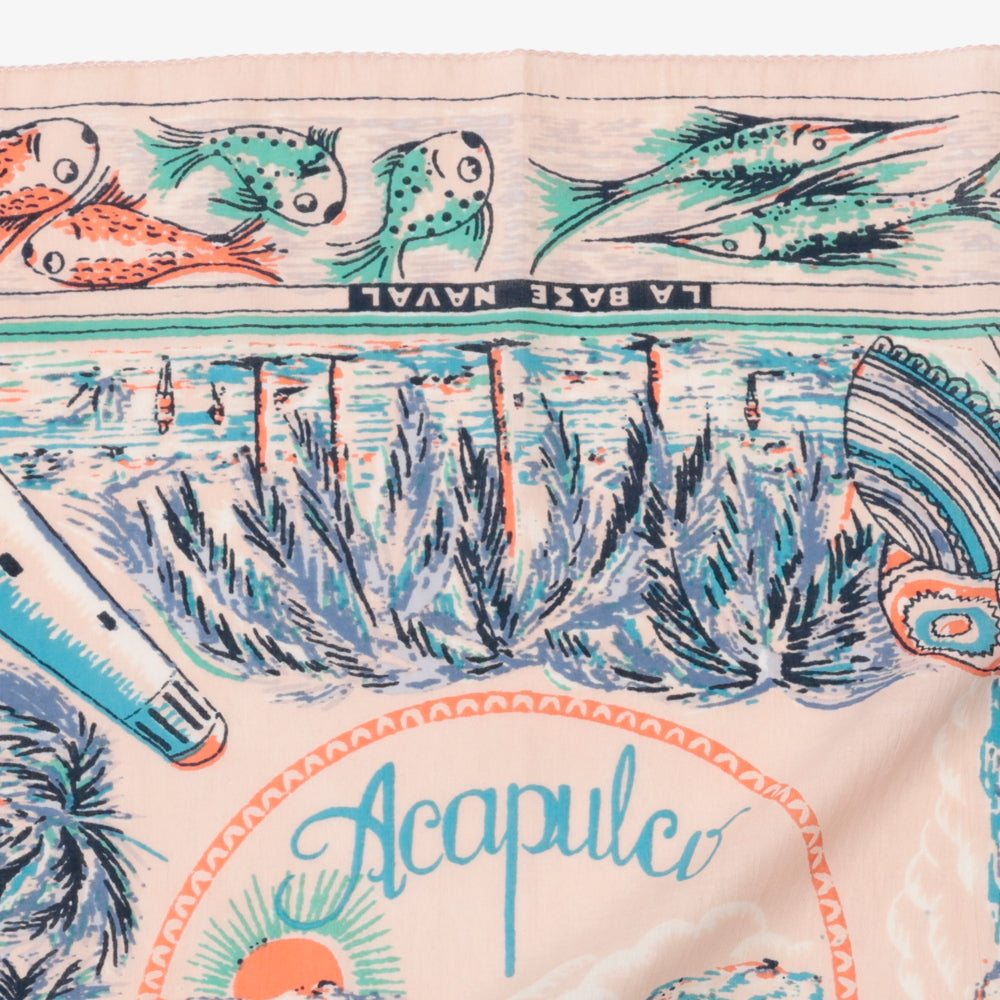 Acapulco スモールスカーフ Natural / BBB2139-64-Acapulco-c2