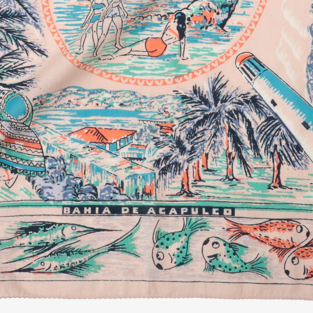 Acapulco スモールスカーフ Natural / BBB2139-64-Acapulco-c2