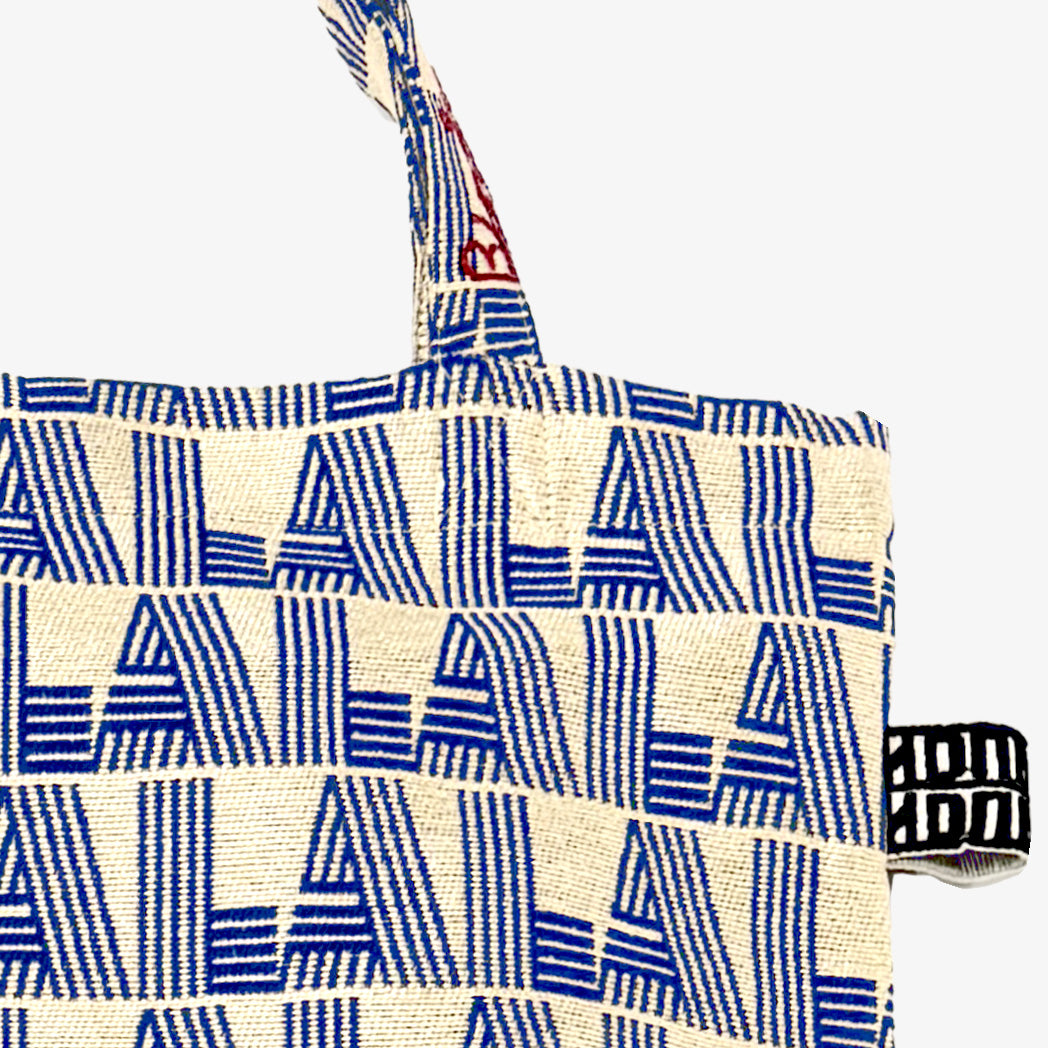 LA ジャカード トートバッグ Stripe Blue / BBB2093LST