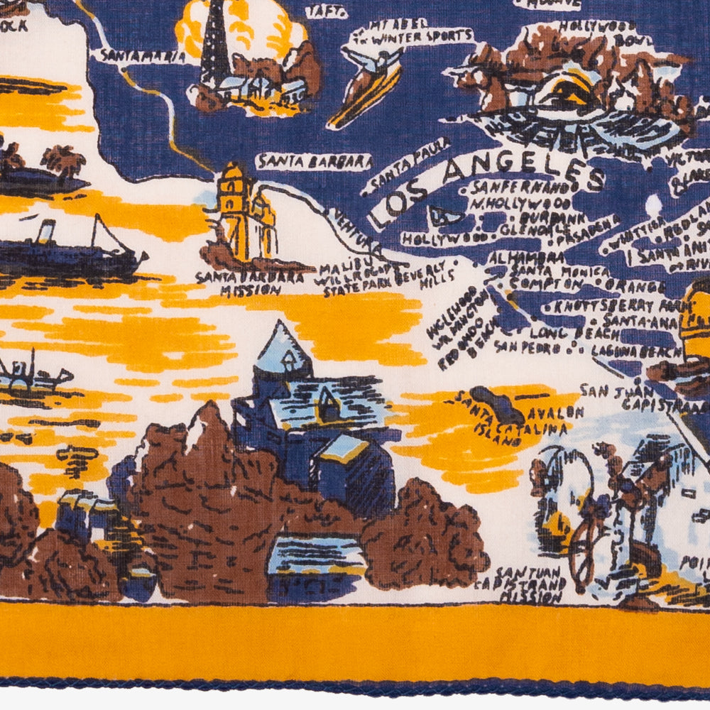 CA1 マップバンダナ Gold / BBB1312-CA1-c1