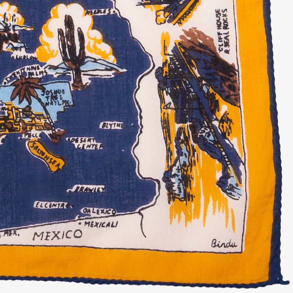 CA1 マップバンダナ Gold / BBB1312-CA1-c1