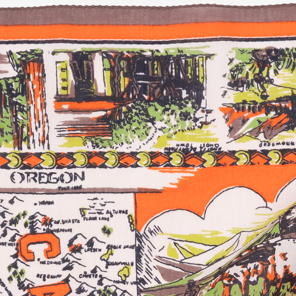 CA3 マップバンダナ Orange / BBB1312-CA3-c1