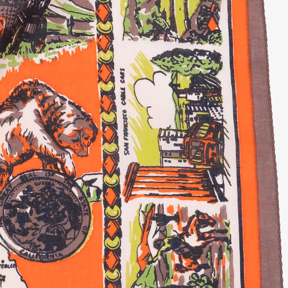 CA3 マップバンダナ Orange / BBB1312-CA3-c1