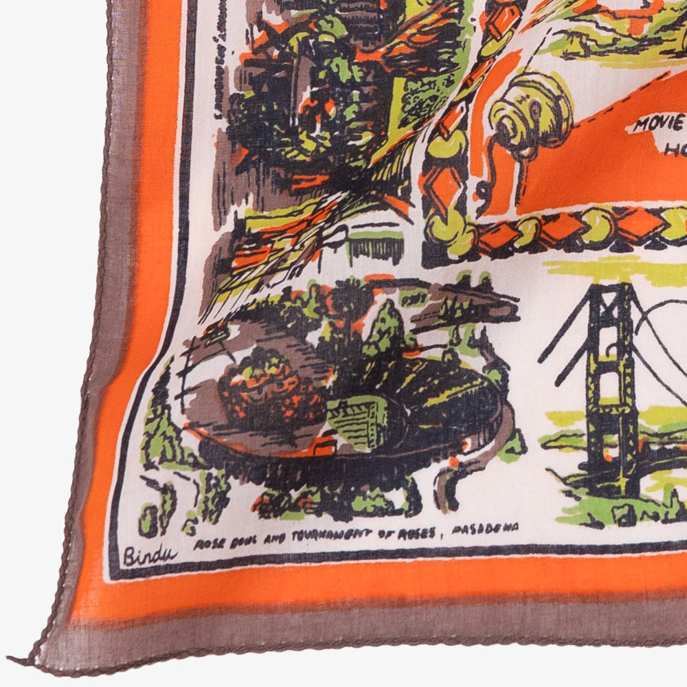 CA3 マップバンダナ Orange / BBB1312-CA3-c1