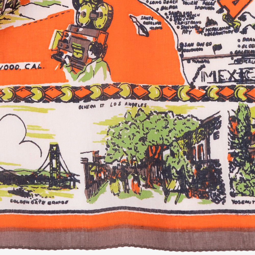 CA3 マップバンダナ Orange / BBB1312-CA3-c1