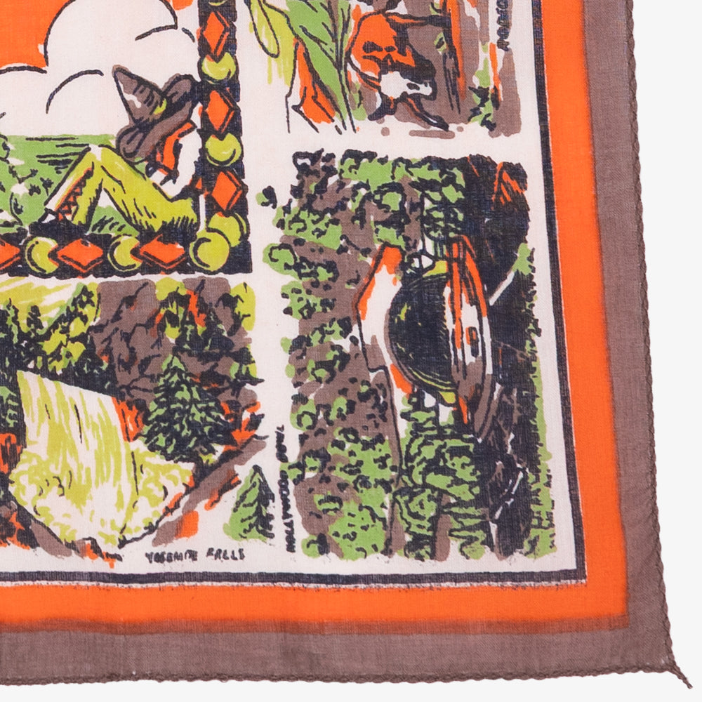 CA3 マップバンダナ Orange / BBB1312-CA3-c1