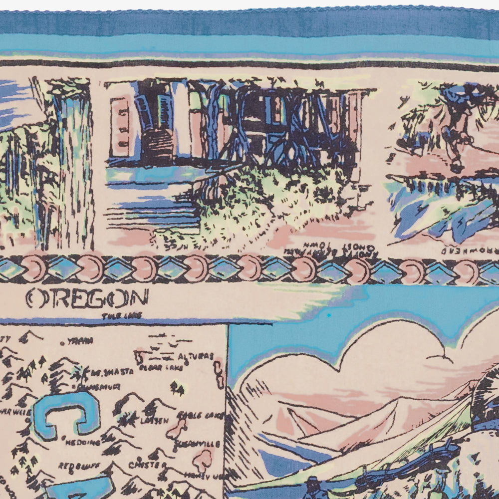 CA3 マップバンダナ Blue / BBB1312-CA3-c2