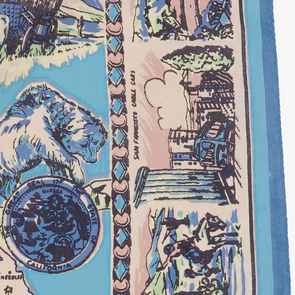 CA3 マップバンダナ Blue / BBB1312-CA3-c2