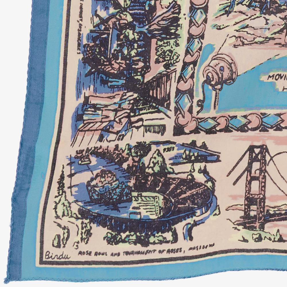 CA3 マップバンダナ Blue / BBB1312-CA3-c2