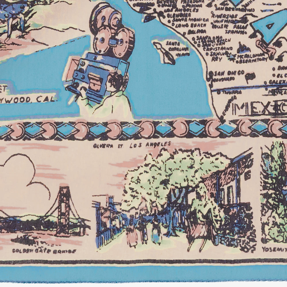 CA3 マップバンダナ Blue / BBB1312-CA3-c2