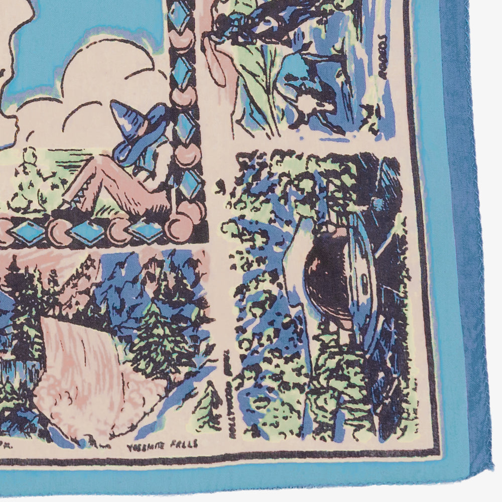 CA3 マップバンダナ Blue / BBB1312-CA3-c2