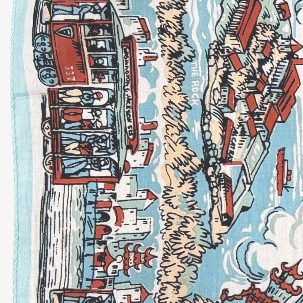 SF マップバンダナ Blue / BBB1312-SF-c3