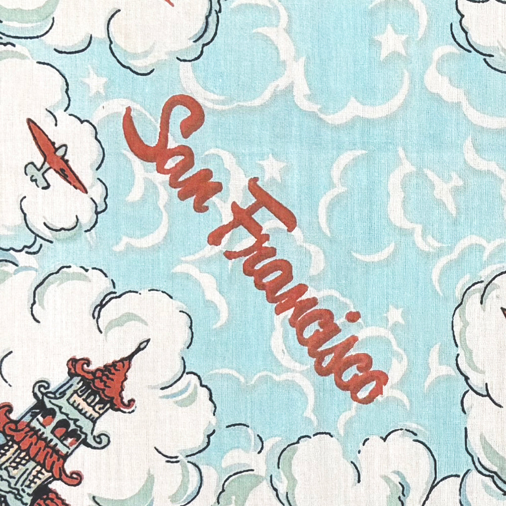 SF マップバンダナ Blue / BBB1312-SF-c3