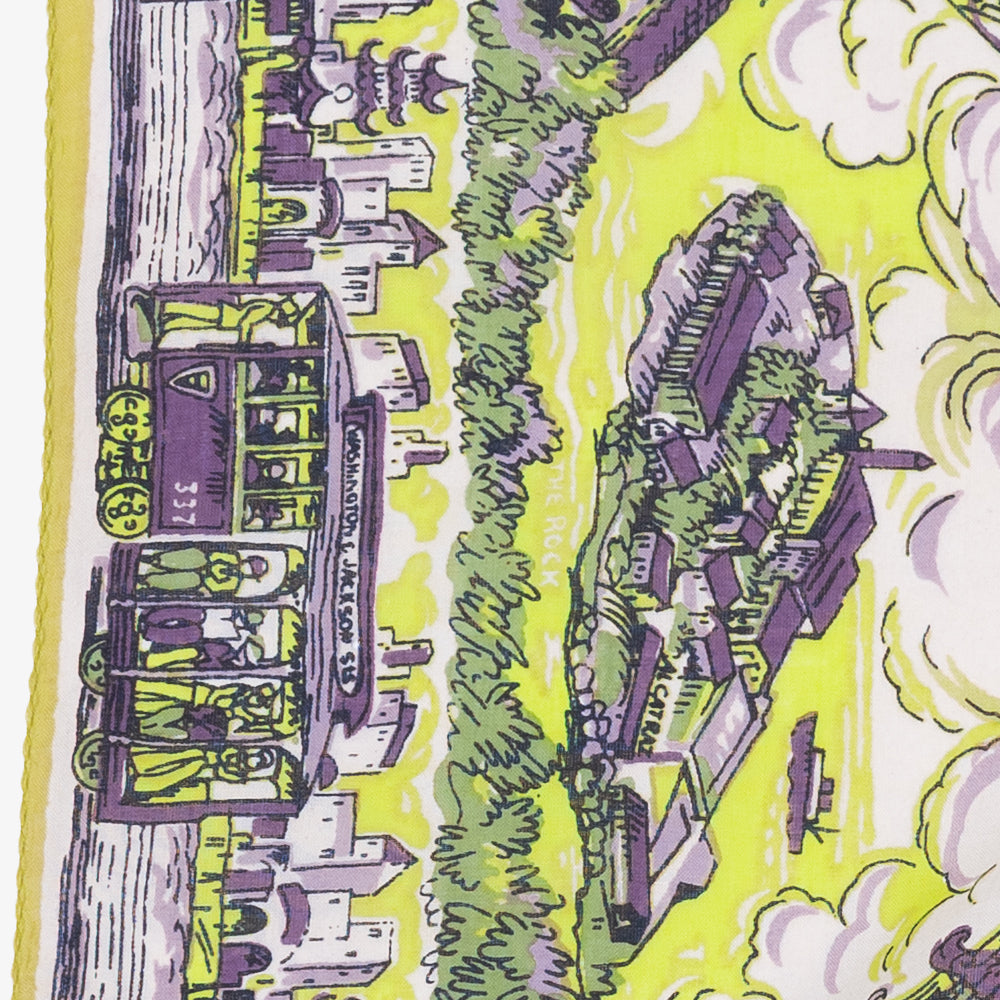 SF マップバンダナ Yellow / BBB1312-SF-c4