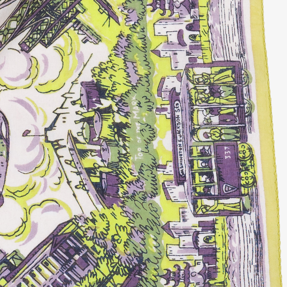 SF マップバンダナ Yellow / BBB1312-SF-c4