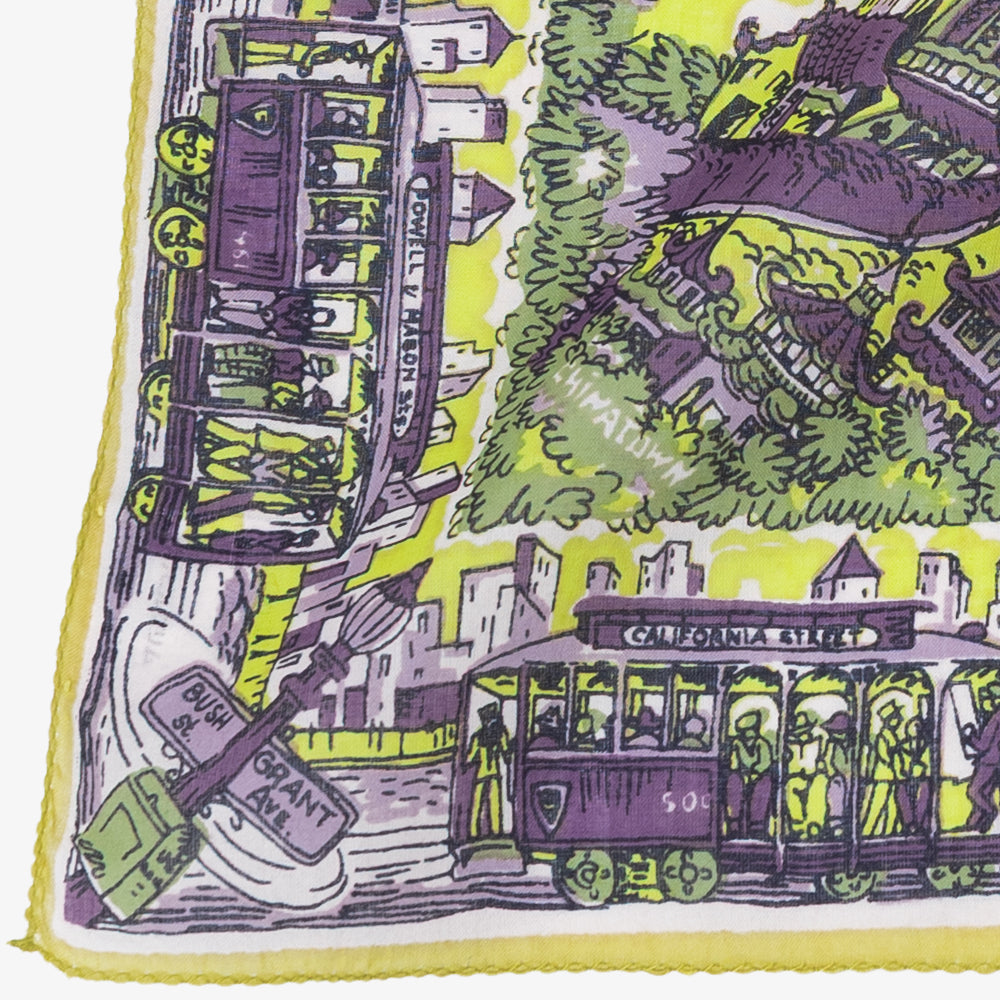 SF マップバンダナ Yellow / BBB1312-SF-c4