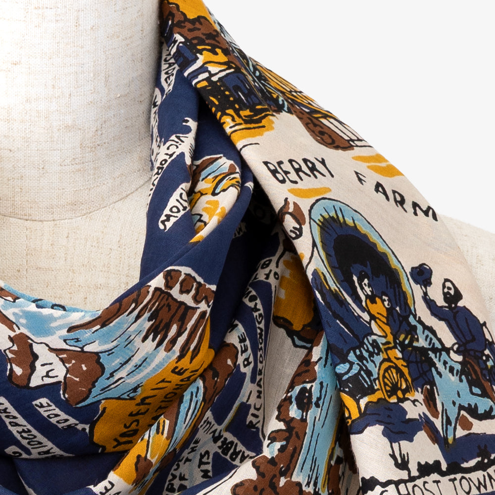 CA1 マップスカーフ Gold / BBB1313-CA1-c1