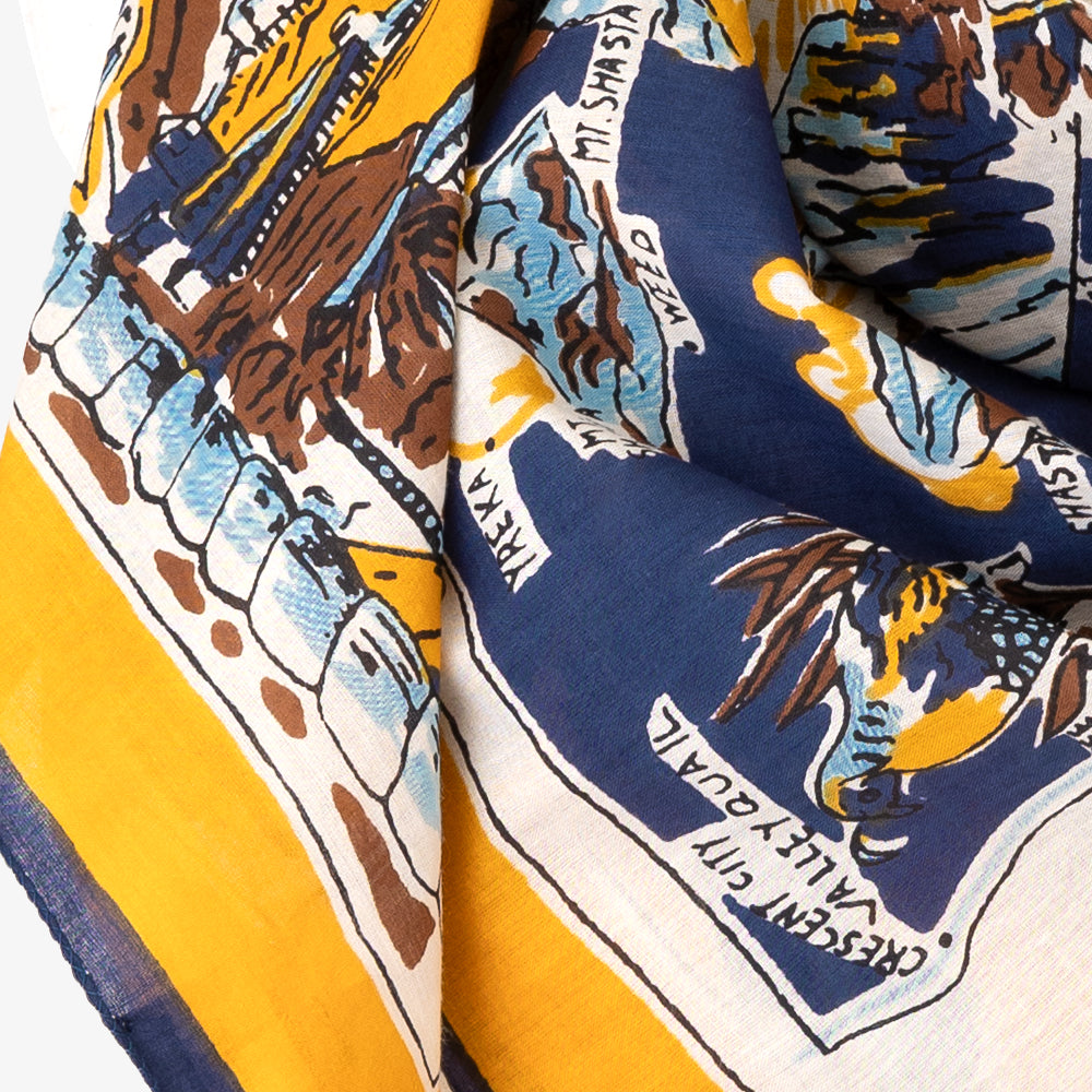 CA1 マップスカーフ Gold / BBB1313-CA1-c1