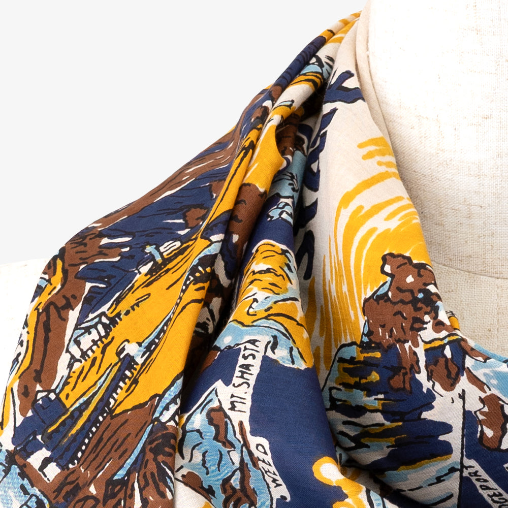 CA1 マップスカーフ Gold / BBB1313-CA1-c1