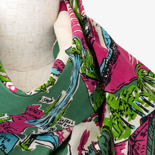 CA1 マップスカーフ Pink / BBB1313-CA1-c2