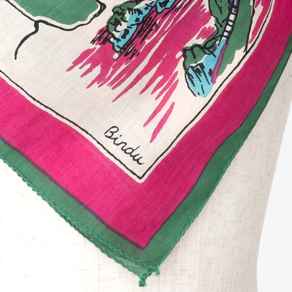 CA1 マップスカーフ Pink / BBB1313-CA1-c2