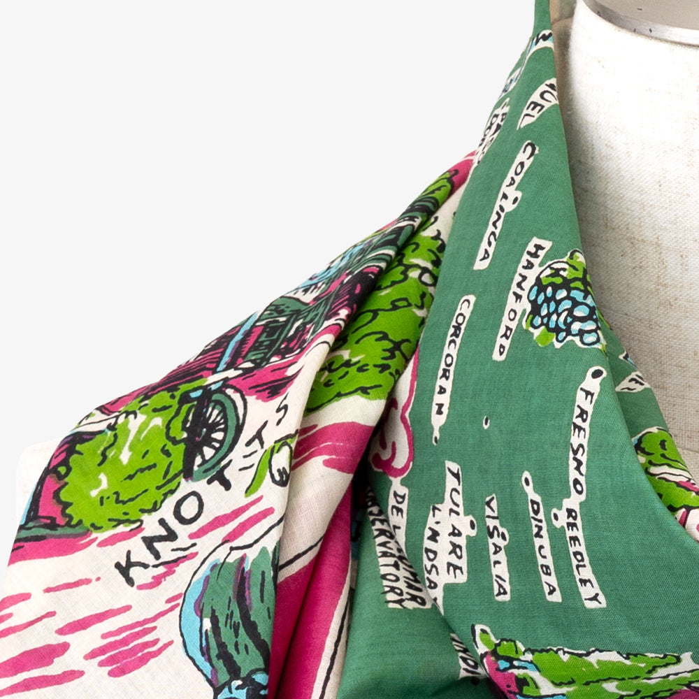 CA1 マップスカーフ Pink / BBB1313-CA1-c2