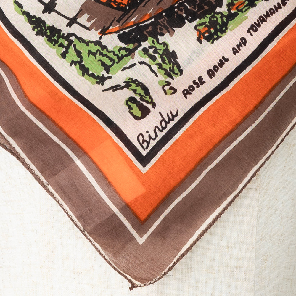 CA3 マップスカーフ Orange / BBB1313-CA3-c1