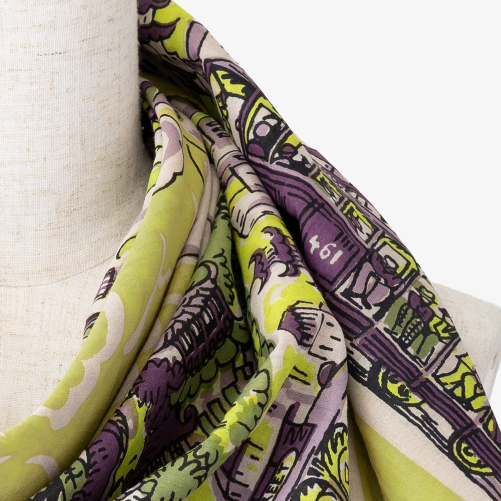 SF マップスカーフ Yellow / BBB1313-SF-c4