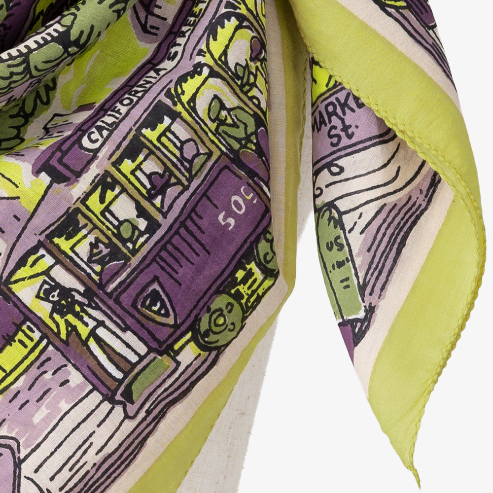 SF マップスカーフ Yellow / BBB1313-SF-c4