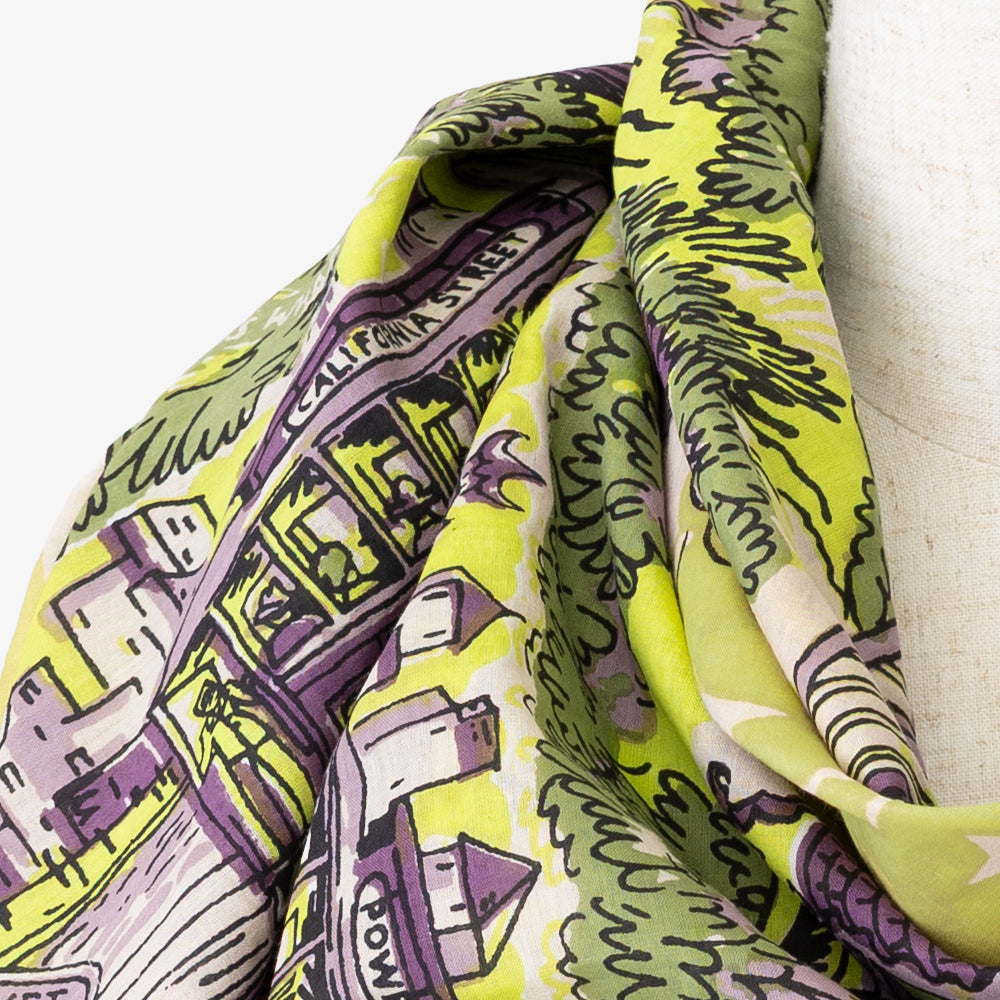 SF マップスカーフ Yellow / BBB1313-SF-c4