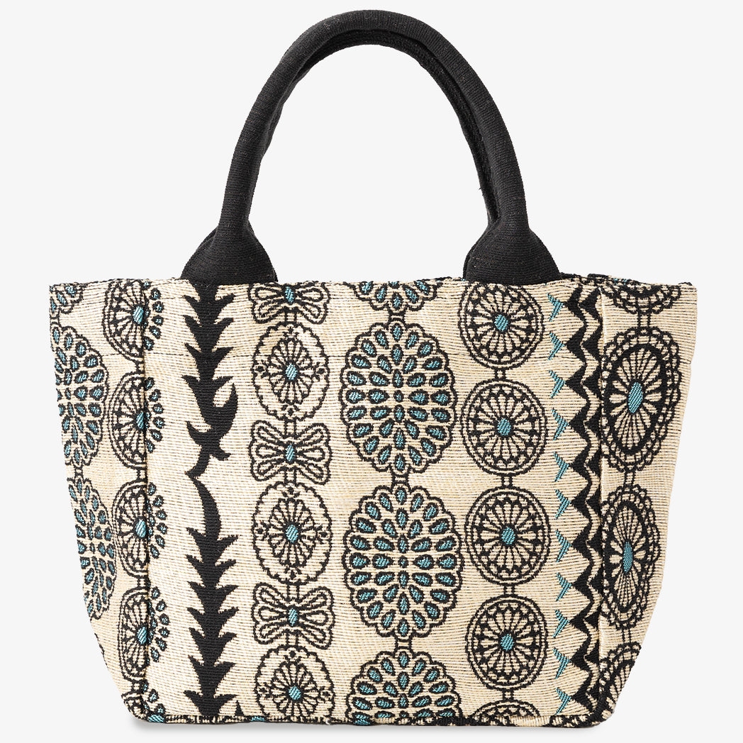 BBB2082C1 Joshua Jacquard Extra Small Bag Jacquard horizontal tote bag Natural