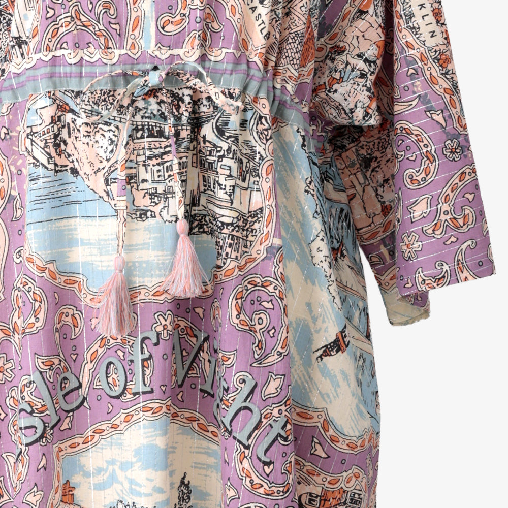 Wight ルレックスロングドレス Lavender / BM-2023-FesLong-26ss-c1
