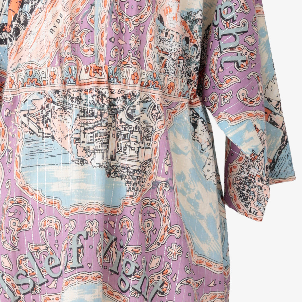 Wight ルレックスロングドレス Lavender / BM-2023-FesLong-26ss-c1