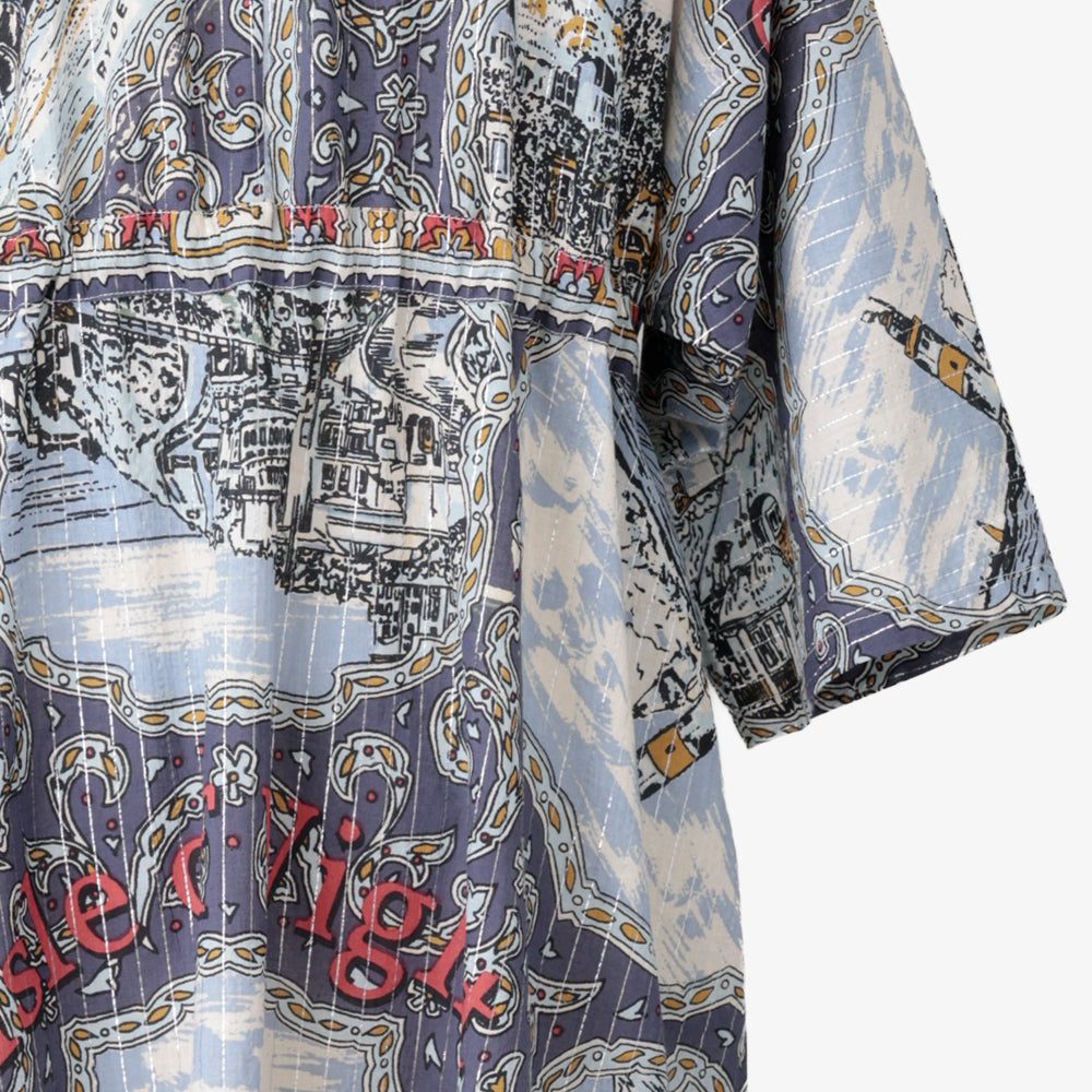 Wight ルレックスロングドレス Navy / BM-2023-FesLong-26ss-c2