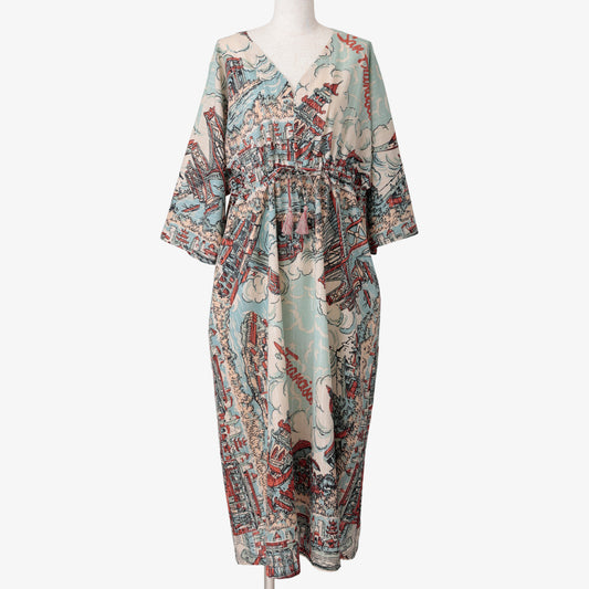 SF ルレックスロングドレス Blue / BM-2023-FesLong-26ss-c3