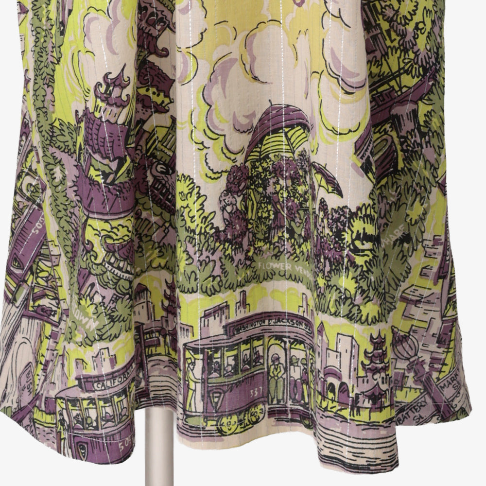 SF ルレックスロングドレス Yellow / BM-2023-FesLong-26ss-c4