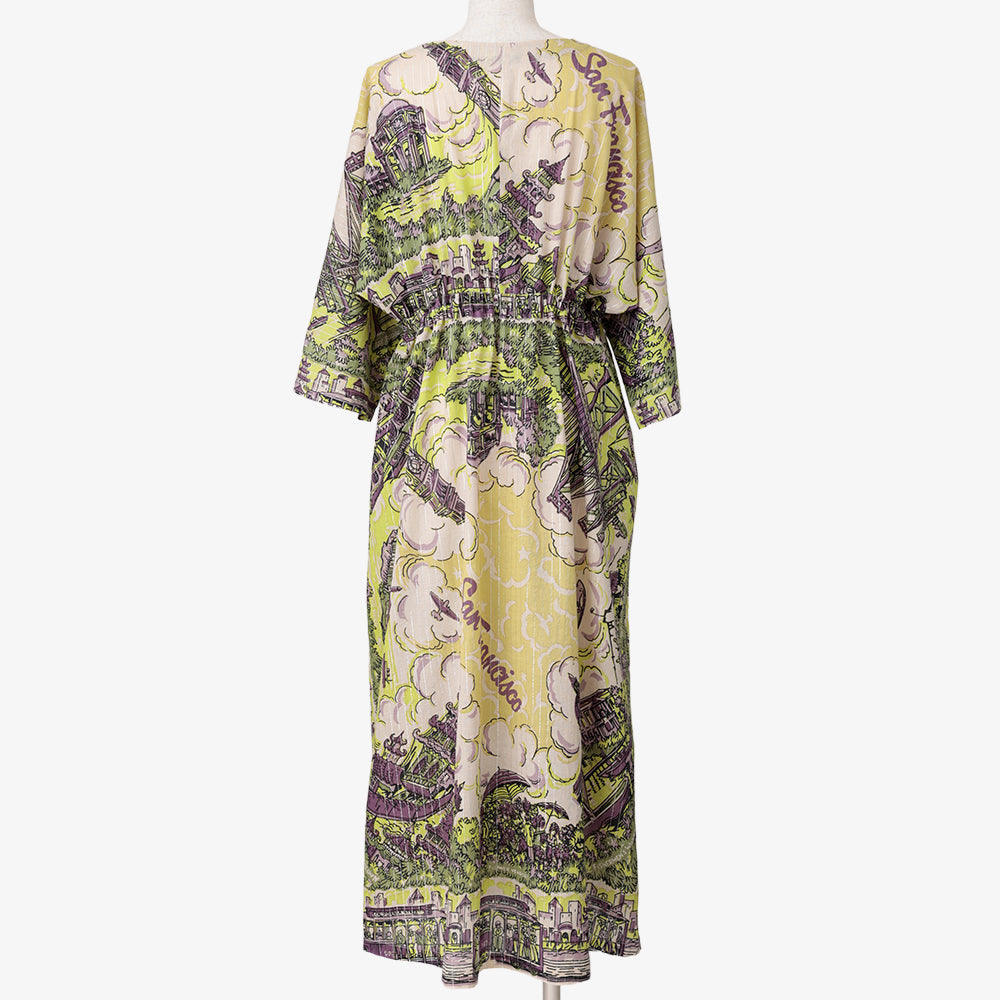 SF ルレックスロングドレス Yellow / BM-2023-FesLong-26ss-c4