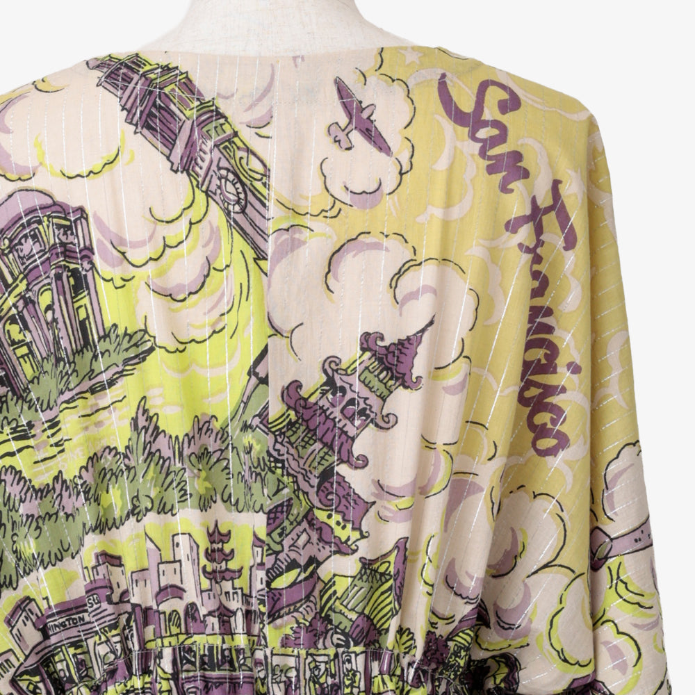 SF ルレックスロングドレス Yellow / BM-2023-FesLong-26ss-c4