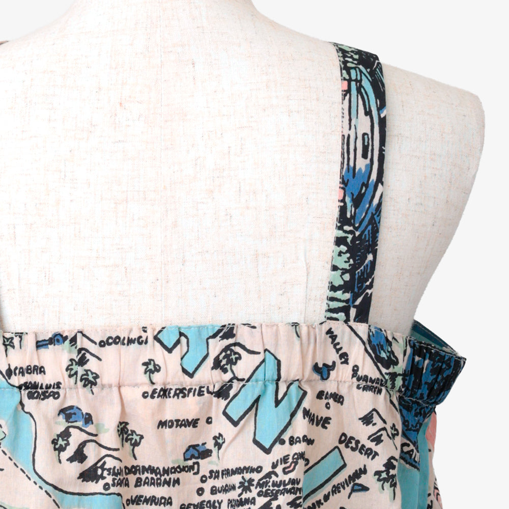 CA3 Map Camisole L.Blue / BM-231-26ss-c2