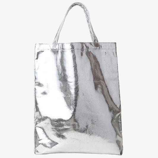 Python シャイニートートバッグ Silver / PD-101-26ss-c1