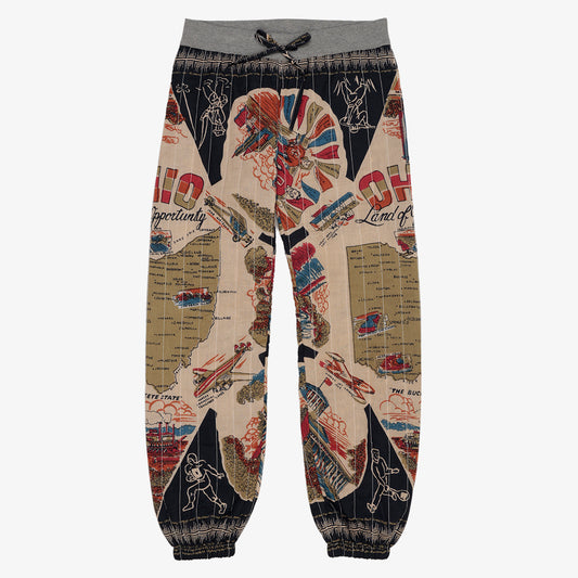 Cotton Quilt Easy Pants / PIM62-24vMap-26fw-c1 OHIO Navy