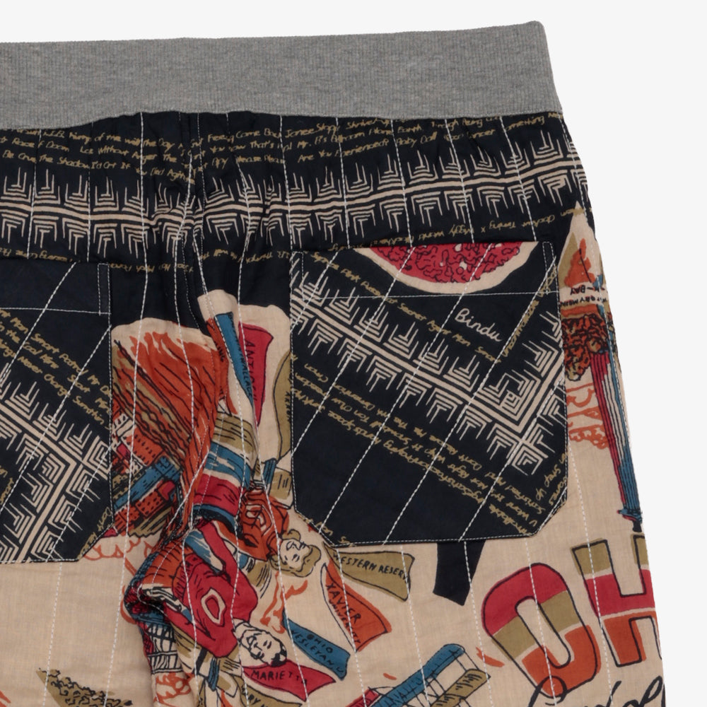 Cotton Quilt Easy Pants / PIM62-24vMap-26fw-c1 OHIO Navy