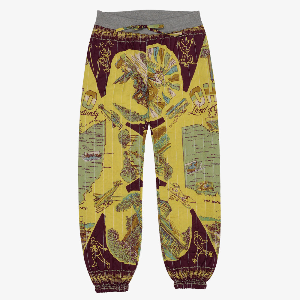 Cotton Quilt Easy Pants / PIM62-24vMap-26fw-c2 OHIO Yellow
