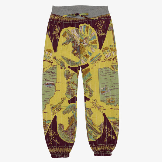 Cotton Quilt Easy Pants / PIM62-24vMap-26fw-c2 OHIO Yellow