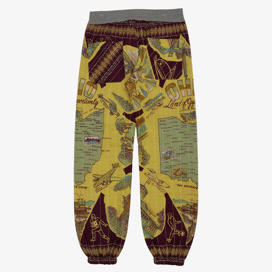 Cotton Quilt Easy Pants / PIM62-24vMap-26fw-c2 OHIO Yellow