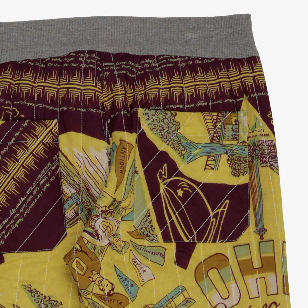 Cotton Quilt Easy Pants / PIM62-24vMap-26fw-c2 OHIO Yellow